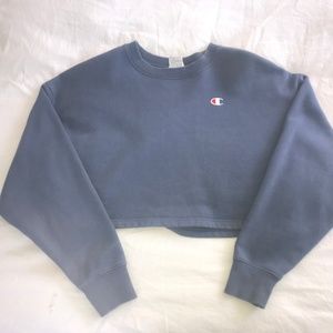 Champion Cropped Crewneck Sweatshirt